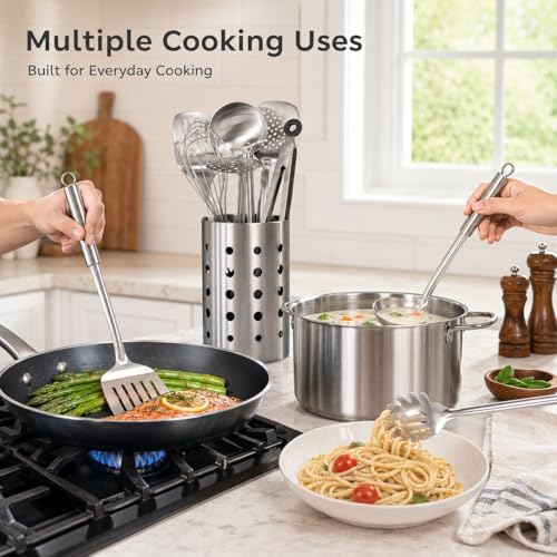 Cooking Utensils Set (Brown)