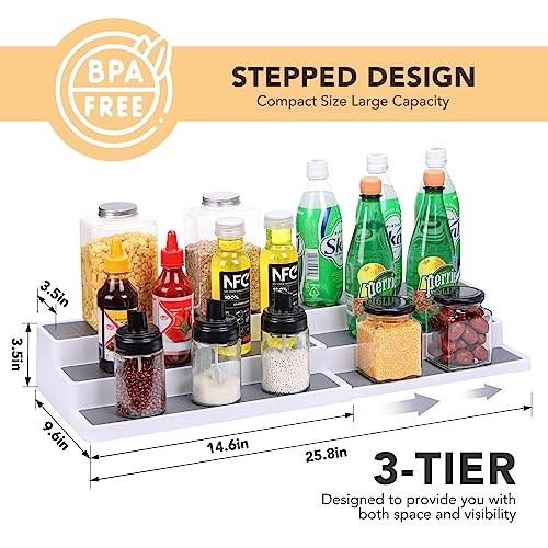 3 Tier Expandable Spice Rack Organizer
