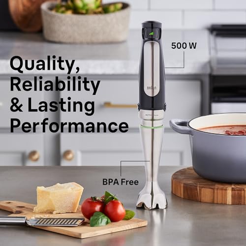 4-in-1 Hand Blender MQ7077, 500W, Accessories Included (MQ7077X)