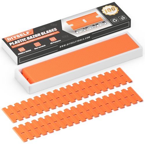 200 Pack Plastic Razor Blade Refills (200 Pcs)