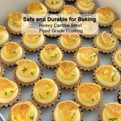 3 Inch Mini Quiche Pans 12 Pack (3*0.8IN)