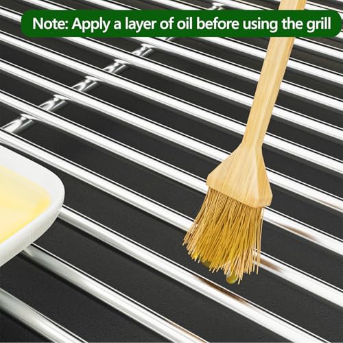Grill Grates for Charbroil Advantage 4 Burner 463343015 463344015 463344116 463240015 Gas2coal 463340516 (16.93" D x 24.93" W)