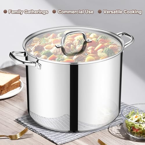 20 Qt Large Stock Canning Pot