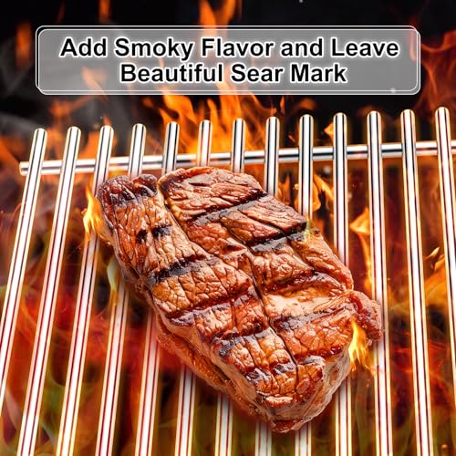 Grill Grates Replacement for Weber Grill Parts Weber Genesis II E (Silver 7MM)