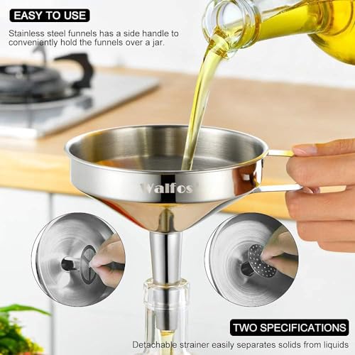 Stainless Steel Funnel (3 Count)
