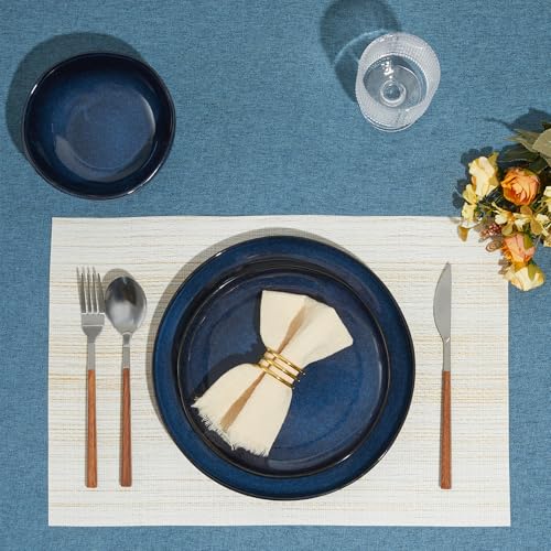 Plates and Bowls Sets (Starry Blue / Set (16pcs))