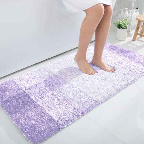 Bathroom Runner Rug 45x27 (45" X 27" / Light Purple)