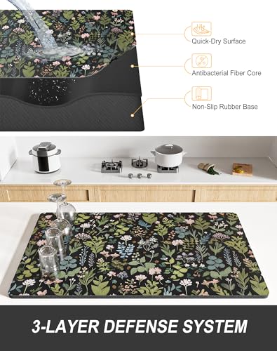 Dish Drying Mat for Kitchen Counter