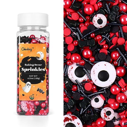 Halloween Eyeball Sprinkles for Cake Decorating (4.23 Ounce)