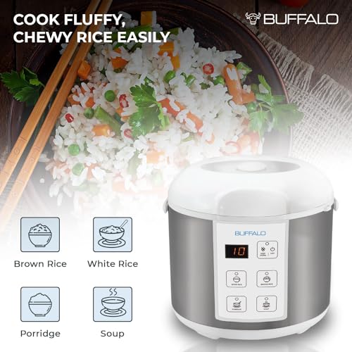 Rice Cooker Stainless Steel Inner Pot Rice Maker Small (5 Cup)