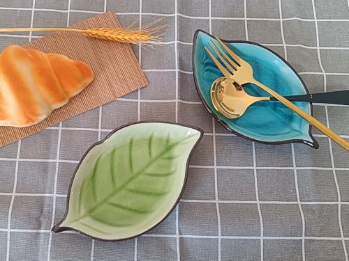 Ceramic Spoon Rest for Stove Top & Kitchen Counter Cooking Spoon Holder for Stove (A, Fruit Green)