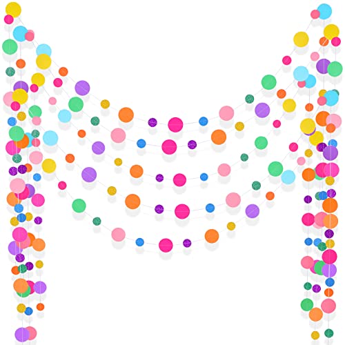 5 Pieces Circle Garland Banner Hanging