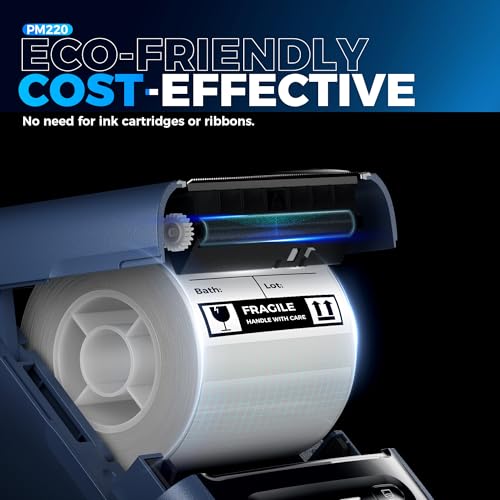 Label Maker Machine with Tape (Deep Blue)