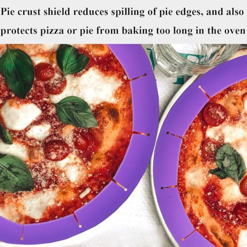 Adjustable Pie Crust Shield (Purple)