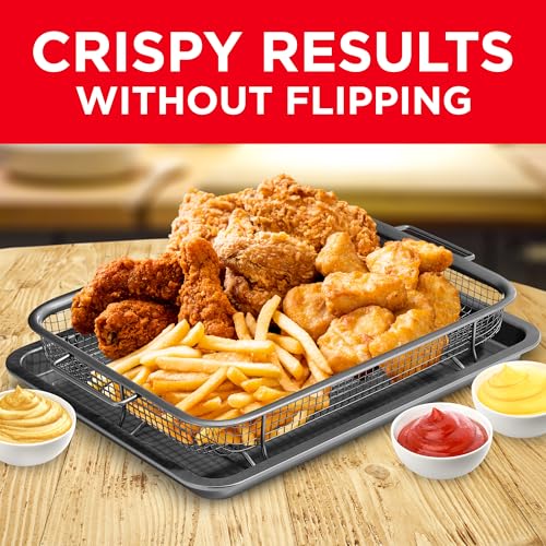 Air Fryer Tray (Gray / 13.78" × 8.86")