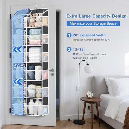 Hanging Door Organizer (Dark Grey)