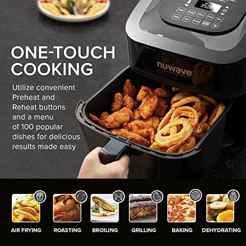 Brio 8 Qt Air Fryer (Classic Black)
