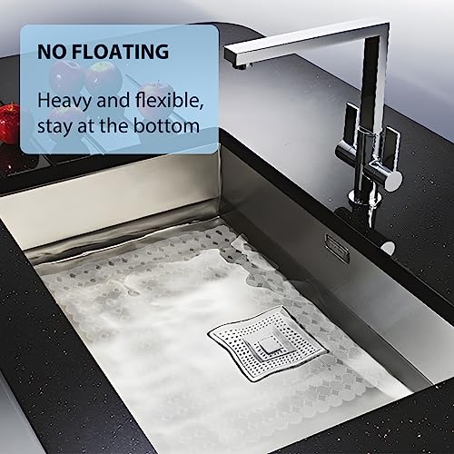 Sink Protectors Mat for Kitchen Sink (Clear)