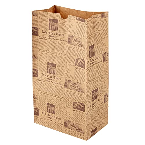 Kraft Paper Newsprint Bag (12 lb / Kraft Newsprint)