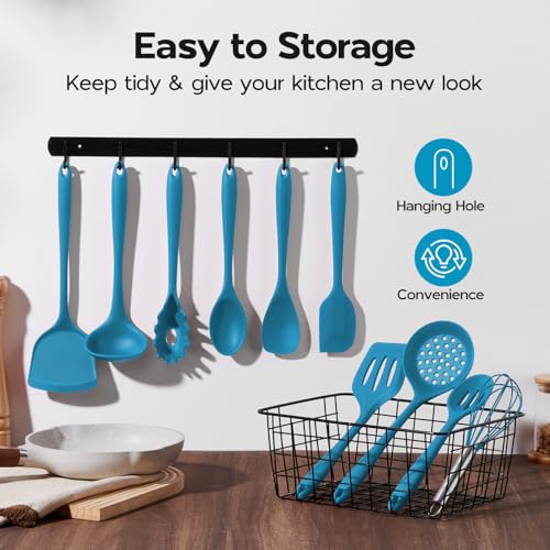 Navy Blue Kitchen Utensils Set (Navy Blue)
