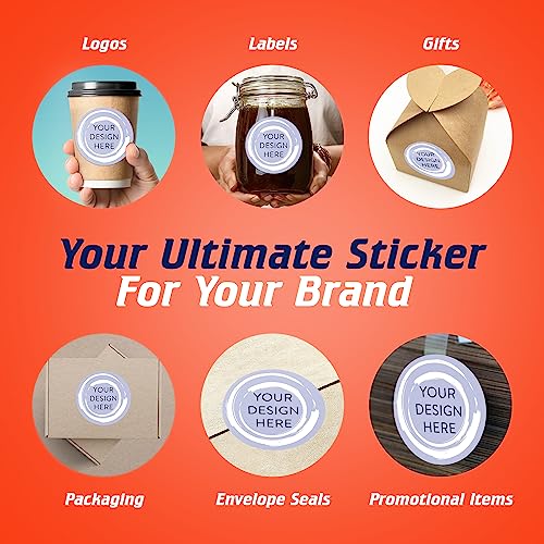 100 Custom Vinyl Stickers (100 Count)