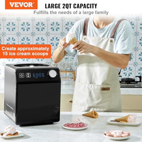 Upright Automatic Ice Cream Maker with Built (Vertical)