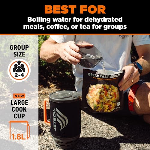 Flash 1.8L Fast Boil Stove for Camping and Backpacking (Carbon / 1.8 Liter)