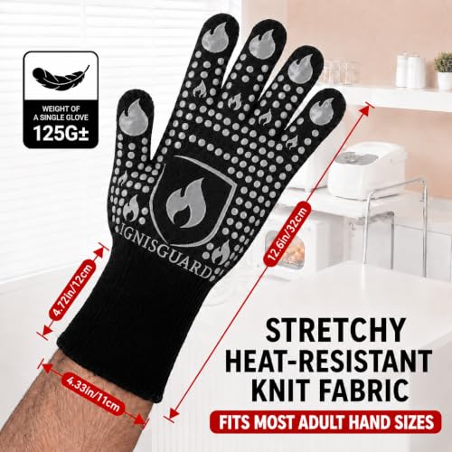 BBQ & Grill Gloves (Gray / Large)