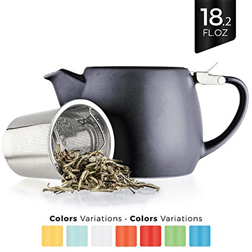 Pluto Porcelain Small Teapot Black (Black)