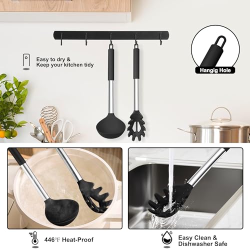 Silicone Pasta Fork and Ladle (2 Count)