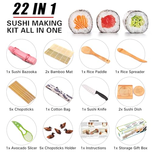 Sushi Making Kit For Beginners (Pink)