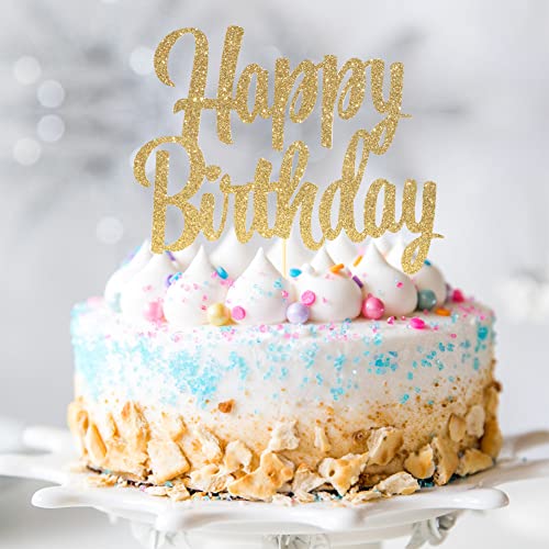 Happy Birthday cake topper