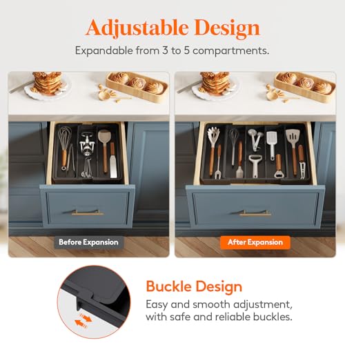 Utensil Organizer for Kitchen Drawers