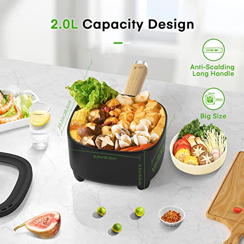 2L Hot Pot Electric (Matte Black / 2.1 Quarts)