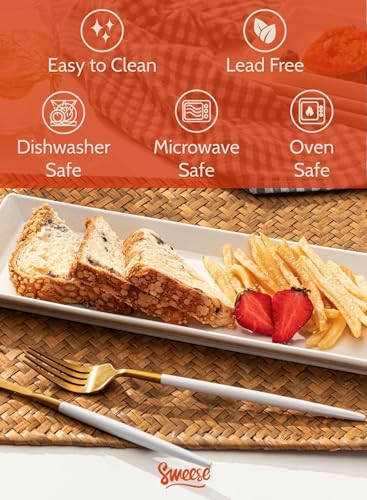 Porcelain Serving Platters 11.7 Inch (11.7 Inch)
