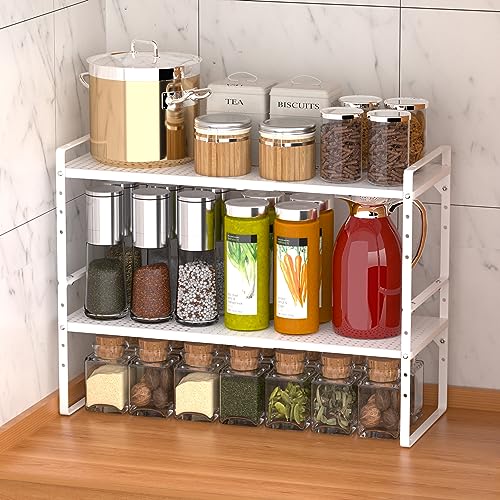 2 Pack Large Expandable Cabinet Storage Shelf (2 Count)