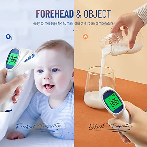 Forehead Thermometer for Adults and Kids (White)