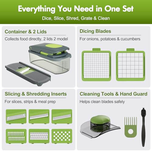 Vegetable Chopper with Container (8 Count)
