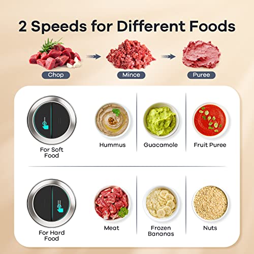 Food Processors with 2 Bowls
