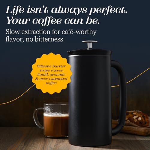P7 French Press (32 oz / Matte Black)