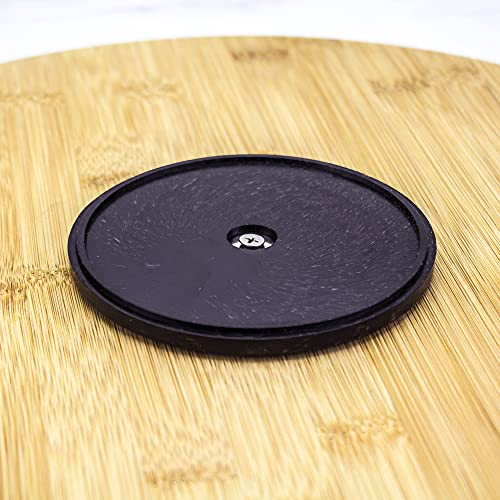 14 Inch Bamboo Lazy Susan Turntable for Kitchen & Table Top (14" Lazy Susan)