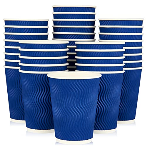 Disposable Paper Coffee Cups (12oz-60pack)