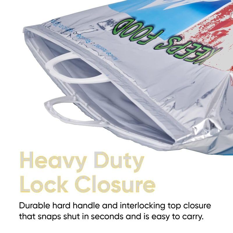 Hot and Cold Insulated Bags for Food Delivery (Large (Meal and Grocery Size))