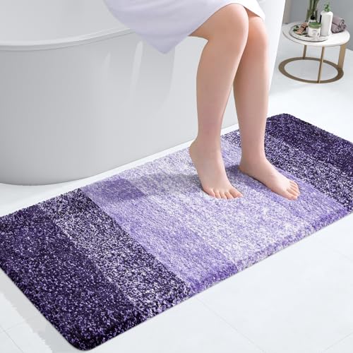 Bathroom Runner Rug 40x20 (40" X 20" / Violet)