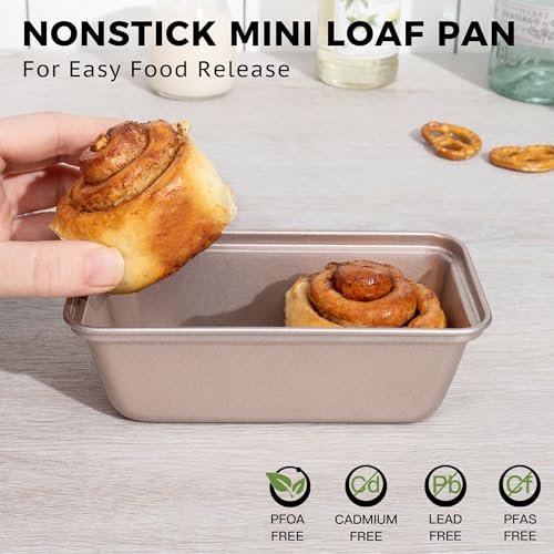 Mini Loaf Pans for Baking (3 Count)