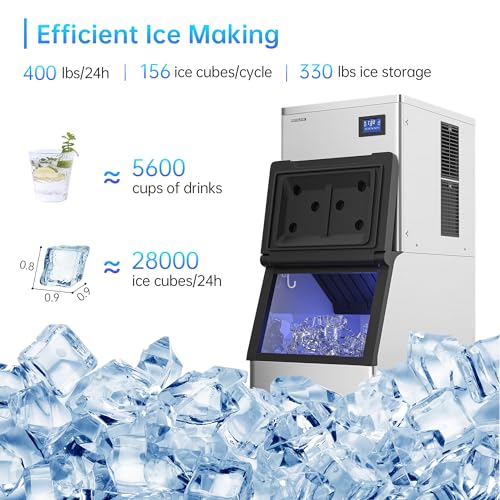 Commercial Ice Maker Machine (400LBS/24H)