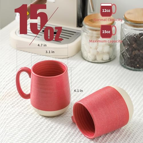 Coffee Mugs Set of 4 (Colorful / Set of 4)