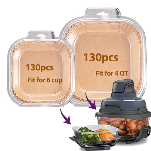 Air Fryer Liners Disposable for Ninja Crispi (4 QT & 6 Cup 260 pcs)