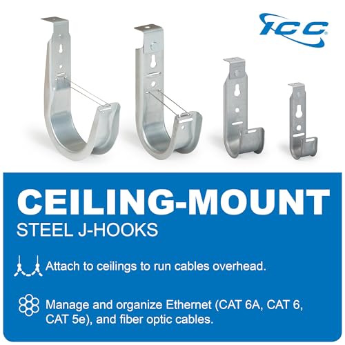 Ceiling Mount J Hook 1 (25 Count)
