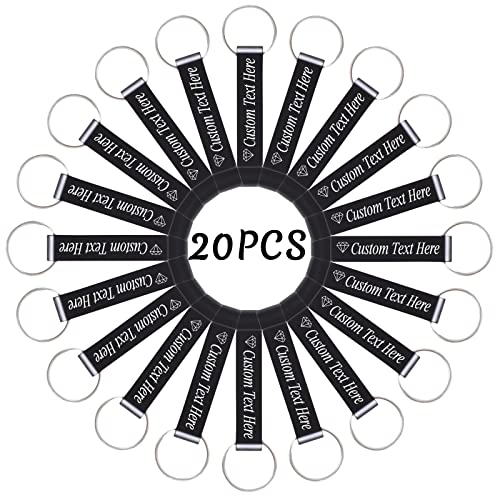20PCS Personalized Bottle Opener Keychain Bulk Custom Beer Bottle Opener with Logo Text Engraved Wedding Bottle Opener Favors Customized Gifts for Guests Baby Shower Birthday Party